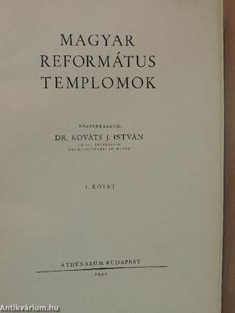 Magyar református templomok I-II.