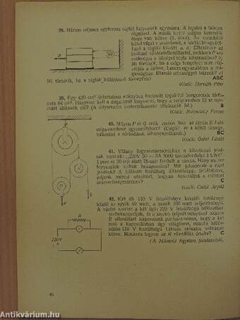 Középiskolai matematikai lapok 1960/1.