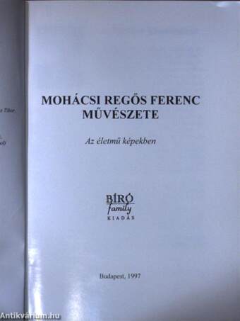 Mohácsi Regős Ferenc művészete