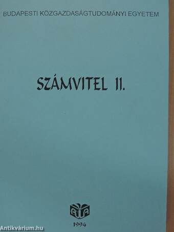 Számvitel II.