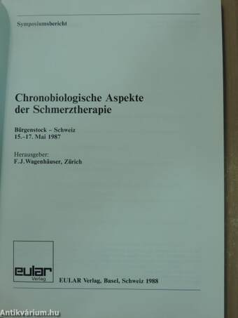 Chronobiologische Aspekte der Schmerztherapie