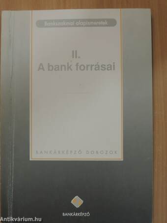 Bankszakmai alapismeretek II.