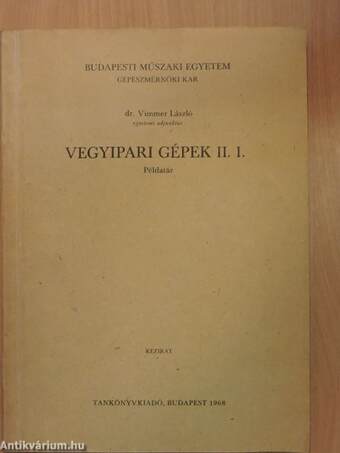 Vegyipari gépek II/1.