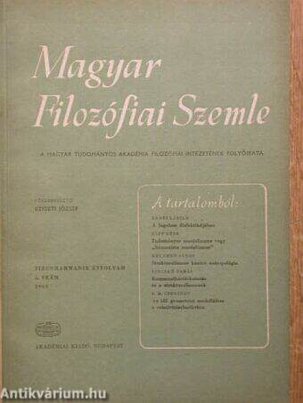 Magyar Filozófiai Szemle 1969/3.