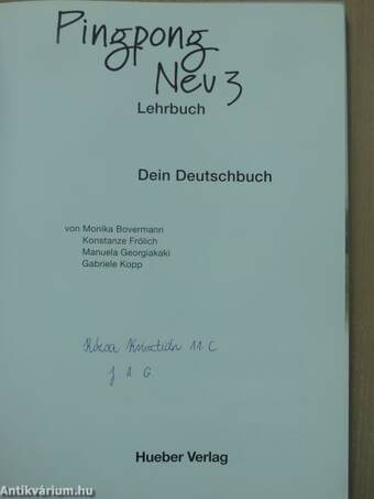 Pingpong Neu 3. - Lehrbuch/Arbeitsbuch