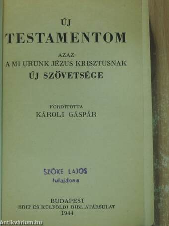 Új Testamentom