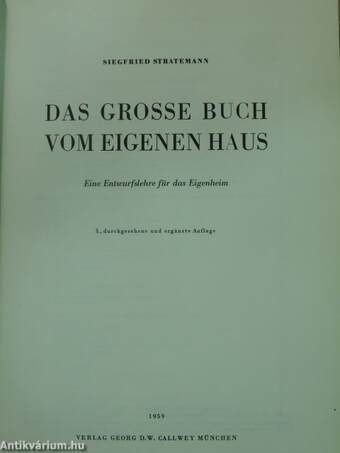 Das grosse buch vom eigenen haus