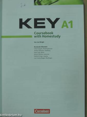 Key A1 - Coursebook with Homestudy