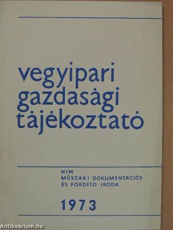 Vegyipari Gazdasági Tájékoztató 1973/5.