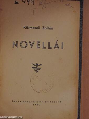 Körmendi Zoltán novellái