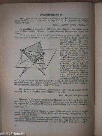 Középiskolai matematikai lapok 1956. szeptember