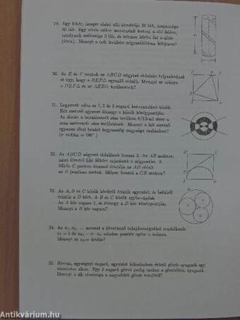 A XIV. Nagy Károly Matematikai Diáktalálkozó előadáskivonatai