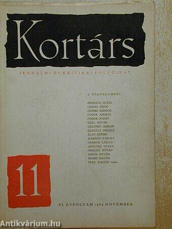 Kortárs 1962. november