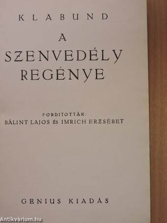 A szenvedély regénye