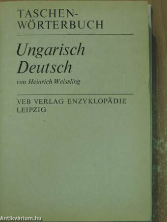 Taschenwörterbuch Ungarisch-Deutsch