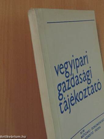 Vegyipari Gazdasági Tájékoztató 1965/5.