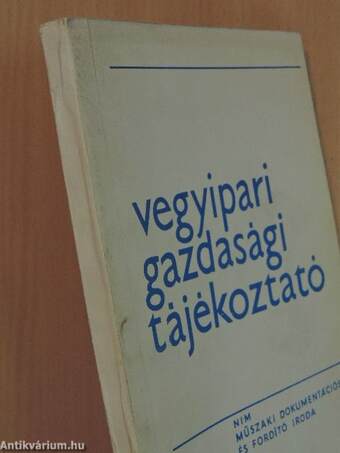 Vegyipari Gazdasági Tájékoztató 1965/6.