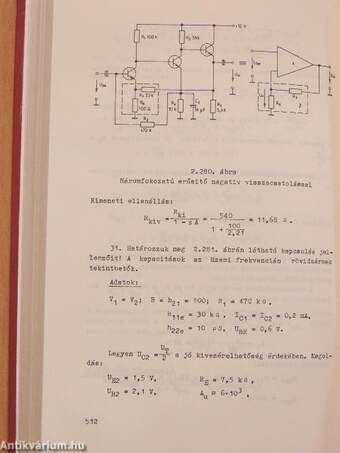 Rádió- és televízióműszerész szakmai ismeret I. (töredék)