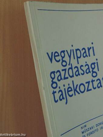 Vegyipari Gazdasági Tájékoztató 1967/3.