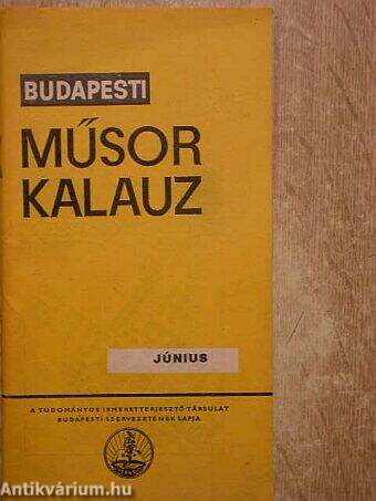 Budapesti Műsorkalauz 1972. június