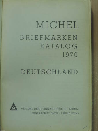 Michel Briefmarken Katalog - Deutschland 1970