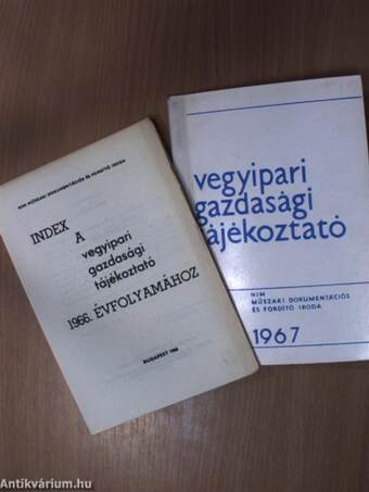 Vegyipari Gazdasági Tájékoztató 1967/1.