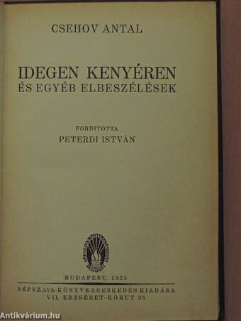 Idegen kenyéren