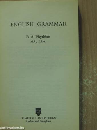 English grammar