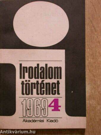Irodalomtörténet 1969/4.