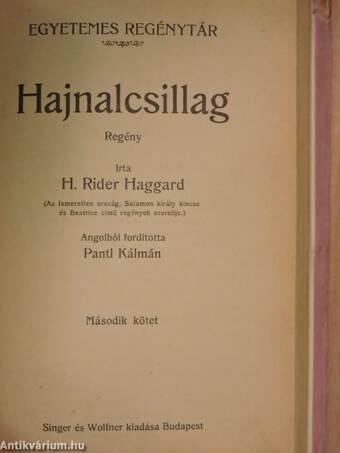 Hajnalcsillag I-II.