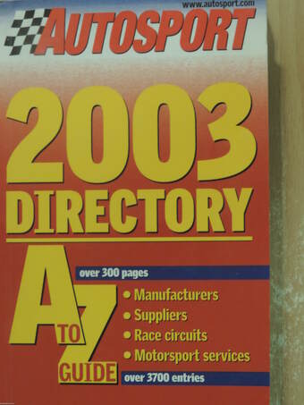 Autosport 2003 Directory