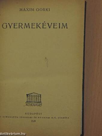 Gyermekéveim