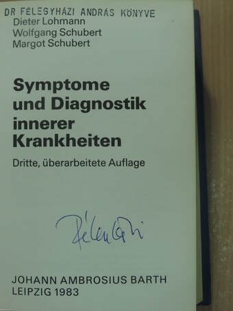 Symptome und Diagnostik innerer Krankheiten