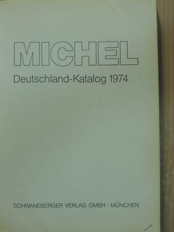 Michel Briefmarken Katalog - Deutschland 1974