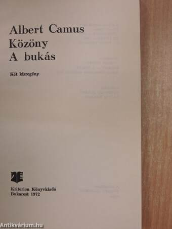 Közöny/A bukás