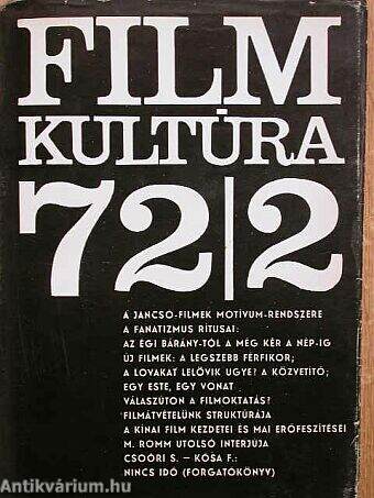Filmkultúra 1972. március-április