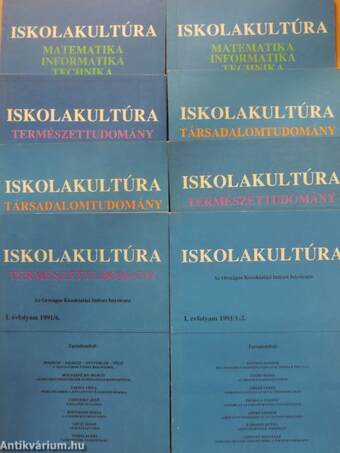 Iskolakultúra 1991/1-10.