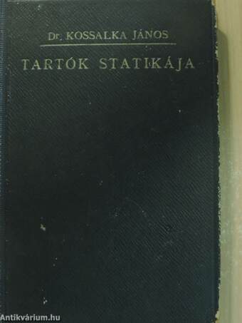 Tartók statikája I.