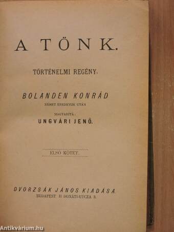 A tönk 1-4.