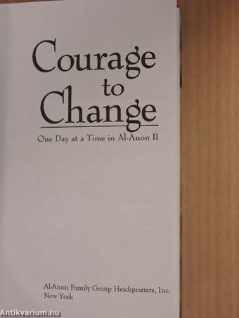 Courage to Change