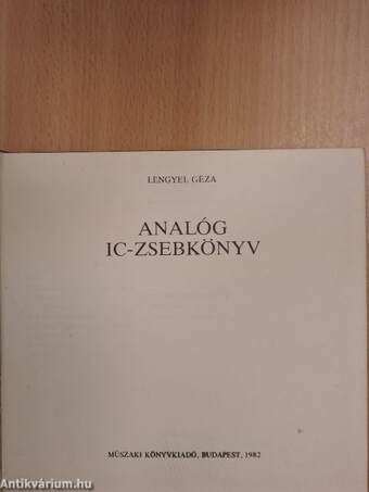 Analóg IC-zsebkönyv