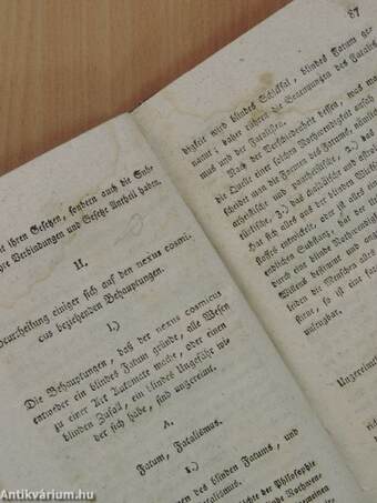 Darstellung der Philosophie ohne Beynahmen in einem Lehrbegriffe, als Leitfaden bey der Anleitung zum liberalen Philosophiren III. (gótbetűs)