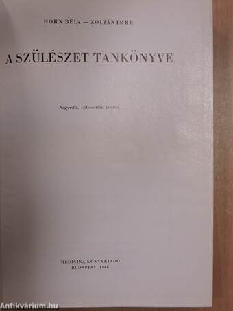 A szülészet tankönyve