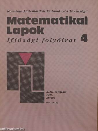 Matematikai Lapok 1995. április