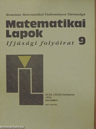 Matematikai Lapok 1994. november