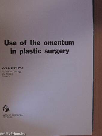 Use of the omentum in plastic surgery