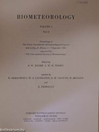 Biometeorology II/2. (töredék)