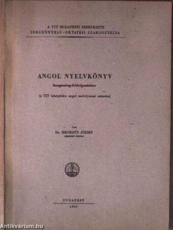 Angol nyelvkönyv