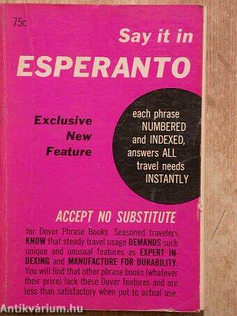 Say it in Esperanto