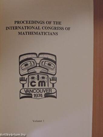 Proceedings of the International Congress of Mathematicians I-II.